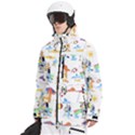 Bluey, Bluey merch, Bluey pattern, Bluey Bluey, bingo, Bluey design, bluey dog Men s Multi Pockets Zip Ski and Snowboard Waterproof Breathable Jacket View2
