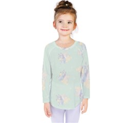 Bluey, Bluey Merch, Bluey Pattern, Bluey Bluey, Bingo, Bluey Design, Bluey Dog Kids  Long Sleeve T-shirt