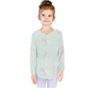 Bluey, Bluey merch, Bluey pattern, Bluey Bluey, bingo, Bluey design, bluey dog Kids  Long Sleeve T-Shirt View1