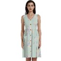 Bluey, Bluey merch, Bluey pattern, Bluey Bluey, bingo, Bluey design, bluey dog Sleeveless Dress With Pocket View1