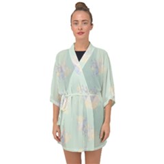 Bluey, Bluey Merch, Bluey Pattern, Bluey Bluey, Bingo, Bluey Design, Bluey Dog Half Sleeve Chiffon Kimono