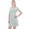 Bluey, Bluey merch, Bluey pattern, Bluey Bluey, bingo, Bluey design, bluey dog Cap Sleeve Velour Dress  View1