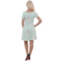 Bluey, Bluey merch, Bluey pattern, Bluey Bluey, bingo, Bluey design, bluey dog Cap Sleeve Velour Dress  View2