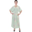 Bluey, Bluey merch, Bluey pattern, Bluey Bluey, bingo, Bluey design, bluey dog V-Neck Boho Style Maxi Dress View1