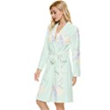 Bluey, Bluey merch, Bluey pattern, Bluey Bluey, bingo, Bluey design, bluey dog Long Sleeve Velvet Robe View2
