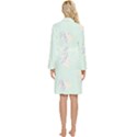 Bluey, Bluey merch, Bluey pattern, Bluey Bluey, bingo, Bluey design, bluey dog Long Sleeve Velvet Robe View4