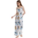 Bluey, Bluey merch, Bluey pattern, Bluey Bluey, bingo, Bluey design, bluey dog Spaghetti Top Long Pants Satin Pajamas Set View2