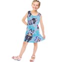 Bluey, Bluey merch, Bluey pattern, Bluey Bluey, bingo, Bluey design, bluey dog Kids  Tunic Dress View1
