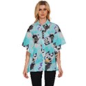 Bluey, Bluey merch, Bluey pattern, Bluey Bluey, bingo, Bluey design, bluey dog Women s Batwing Button Up Shirt View1