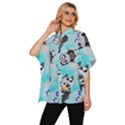 Bluey, Bluey merch, Bluey pattern, Bluey Bluey, bingo, Bluey design, bluey dog Women s Batwing Button Up Shirt View2