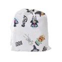 Bluey, Bluey merch, Bluey pattern, Bluey Bluey, bingo, Bluey design, bluey dog Drawstring Pouch (XL) View2