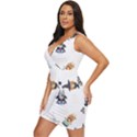 Bluey, Bluey merch, Bluey pattern, Bluey Bluey, bingo, Bluey design, bluey dog Draped Bodycon Dress View2