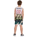 Waterfall Rocks Jungle Forest Kids  Basketball Shorts View4