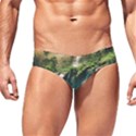 Waterfall Rocks Jungle Forest Men s Swim Brief View1