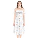 Bluey, Bluey merch, Bluey pattern, Bluey Bluey, bingo, Bluey design, bluey dog Shoulder Tie Bardot Midi Dress View1