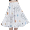 Bluey, Bluey merch, Bluey pattern, Bluey Bluey, bingo, Bluey design, bluey dog A-Line Full Circle Midi Skirt With Pocket View1