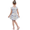 Bluey, Bluey merch, Bluey pattern, Bluey Bluey, bingo, Bluey design, bluey dog Kids  Cap Sleeve Dress View2