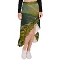 Mountains Trees Forest Asymmetrical Ruffle Hem Skirt  View1