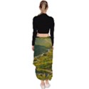 Mountains Trees Forest Asymmetrical Ruffle Hem Skirt  View4