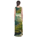 Mountains Trees Forest Empire Waist Maxi Dress View2