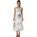 Bluey, Bluey merch, Bluey pattern, Bluey Bluey, bingo, Bluey design, bluey dog Square Neckline Tiered Midi Dress View1