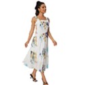 Bluey, Bluey merch, Bluey pattern, Bluey Bluey, bingo, Bluey design, bluey dog Square Neckline Tiered Midi Dress View3