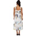 Bluey, Bluey merch, Bluey pattern, Bluey Bluey, bingo, Bluey design, bluey dog Square Neckline Tiered Midi Dress View4