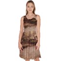 Path Trees Forest Fantasy Knee Length Skater Dress With Pockets View1