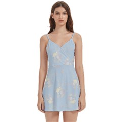 Bluey, Bluey Merch, Bluey Pattern, Bluey Bluey, Bingo, Bluey Design, Bluey Dog Body Wrap Sleeveless V-neck Mini Dress