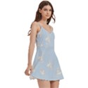 Bluey, Bluey merch, Bluey pattern, Bluey Bluey, bingo, Bluey design, bluey dog Body Wrap Sleeveless V-Neck Mini Dress View3