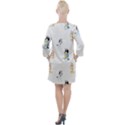 Bluey, Bluey merch, Bluey pattern, Bluey Bluey, bingo, Bluey design, bluey dog Open Neck Shift Dress View2