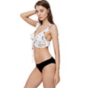 Bluey, Bluey merch, Bluey pattern, Bluey Bluey, bingo, Bluey design, bluey dog Low Cut Ruffle Edge Bikini Top View2
