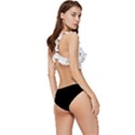 Bluey, Bluey merch, Bluey pattern, Bluey Bluey, bingo, Bluey design, bluey dog Low Cut Ruffle Edge Bikini Top View3