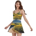 Sunflowers Flowers Nature Body Wrap Sleeveless V-Neck Mini Dress View2