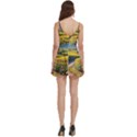 Sunflowers Flowers Nature Body Wrap Sleeveless V-Neck Mini Dress View4
