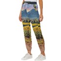 Sunflowers Flowers Nature Women s Cropped Drawstring Pants View2