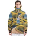Sunflowers Flowers Nature Men s Pullover Zip Ski and Snowboard Waterproof Breathable Jacket View1