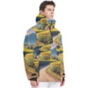 Sunflowers Flowers Nature Men s Pullover Zip Ski and Snowboard Waterproof Breathable Jacket View3
