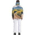 Sunflowers Flowers Nature Men s Pullover Zip Ski and Snowboard Waterproof Breathable Jacket View4