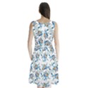 Bluey, Bluey merch, Bluey pattern, Bluey Bluey, bingo, Bluey design, bluey dog Sleeveless Waist Tie Chiffon Dress View2
