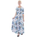 Bluey, Bluey merch, Bluey pattern, Bluey Bluey, bingo, Bluey design, bluey dog Half Sleeves Maxi Dress View1