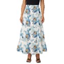 Bluey, Bluey merch, Bluey pattern, Bluey Bluey, bingo, Bluey design, bluey dog Tiered Ruffle Maxi Skirt View1