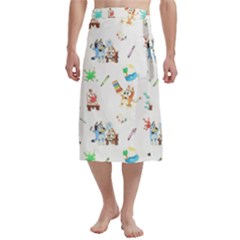 Bluey, Bluey Merch, Bluey Pattern, Bluey Bluey, Bingo, Bluey Design, Bluey Dog Traditional Men s Hawaiian Lavalava Ie Faitaga Wrap Skirt