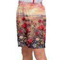 Roses Flower Field Sunset Nature Kids  Basketball Shorts View2
