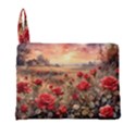 Roses Flower Field Sunset Nature Premium Foldable Grocery Recycle Bag View4