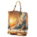 Nature Storm Painting Giant Grocery Tote View2