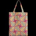 Abstract Pattern Design Scrapbooking Zipper Classic Tote Bag View2