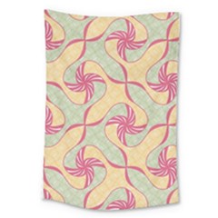 Abstract Pattern Design Scrapbooking Large Tapestry