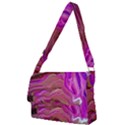 Magenta waves Full Print Messenger Bag (L) View1