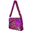 Magenta waves Full Print Messenger Bag (L) View2